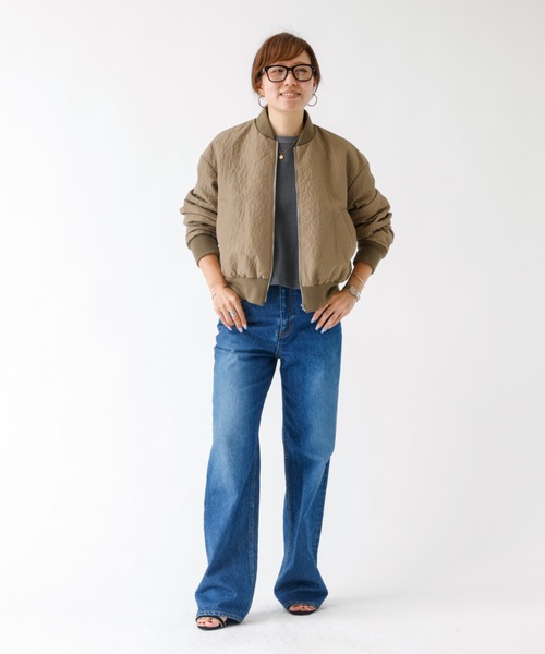 DESIGNWORKS（デザインワークス）の「フクレコンパクトブルゾン（ブルゾン・レディース・モカ・38）」の19枚目の写真