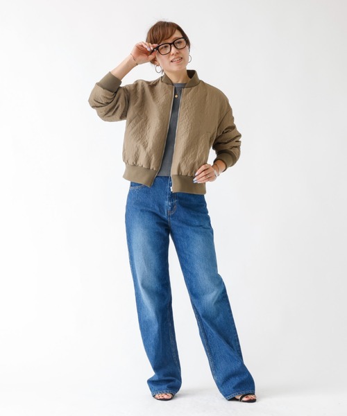 DESIGNWORKS（デザインワークス）の「フクレコンパクトブルゾン（ブルゾン・レディース・モカ・38）」の21枚目の写真