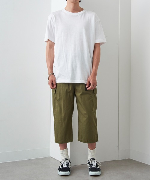 SETUP7(セットアップセブン)の「【SETUP7】T/Cポプリンクロップドカーゴパンツ RMS-52501 MES(カーゴパンツ・メンズ・マスタード/ブラック/オリーブ/ベージュ・L/M/LL)」の13枚目の写真