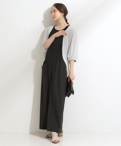 SHOO・LA・RUE（シューラルー）の「【UV/さらさらタッチ】女性らしさ漂う 5分袖ボレロカーディガン（カーディガン/ボレロ・レディース・ピンク系/ブラック/ベージュ/ライトブルー/ライトグレー・00）」の15枚目の写真