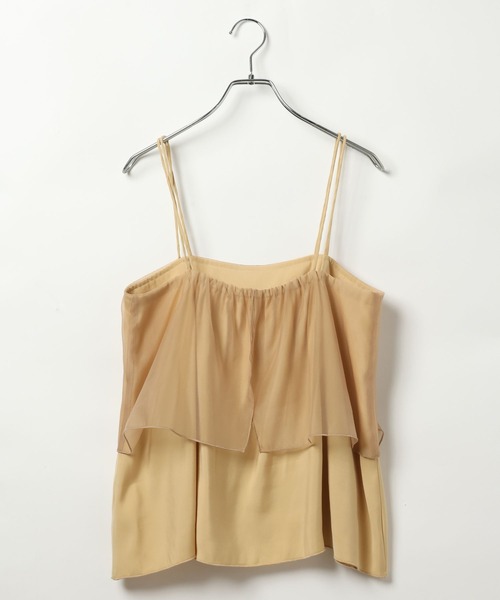 BAYFLOW（ベイフロー）の「[レイヤードスタイルに]シアーカバーキャミビスチェ（その他トップス・レディース・イエロー/ブラック・FREE）」の16枚目の写真