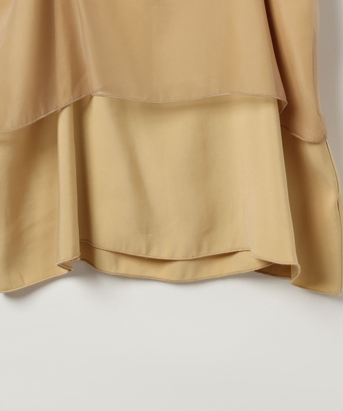 BAYFLOW（ベイフロー）の「[レイヤードスタイルに]シアーカバーキャミビスチェ（その他トップス・レディース・イエロー/ブラック・FREE）」の4枚目の写真