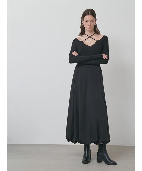 styling/（スタイリング）の「【S/S(エスバイエス)】バルーンスカート＜ウォッシャブル・UV・接触冷感＞（スカート・レディース・ベージュ/ブラック・1/0）」の7枚目の写真