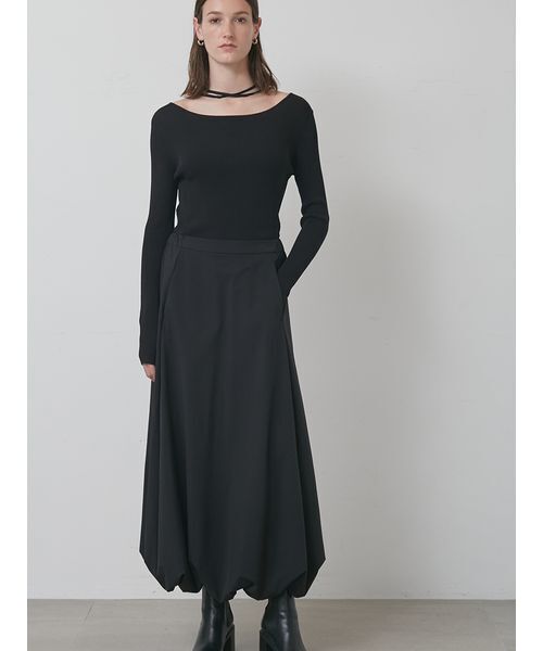 styling/（スタイリング）の「【S/S(エスバイエス)】バルーンスカート＜ウォッシャブル・UV・接触冷感＞（スカート・レディース・ベージュ/ブラック・1/0）」の8枚目の写真