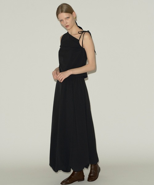 styling/（スタイリング）の「【S/S(エスバイエス)】バルーンスカート＜ウォッシャブル・UV・接触冷感＞（スカート・レディース・ベージュ/ブラック・1/0）」の2枚目の写真