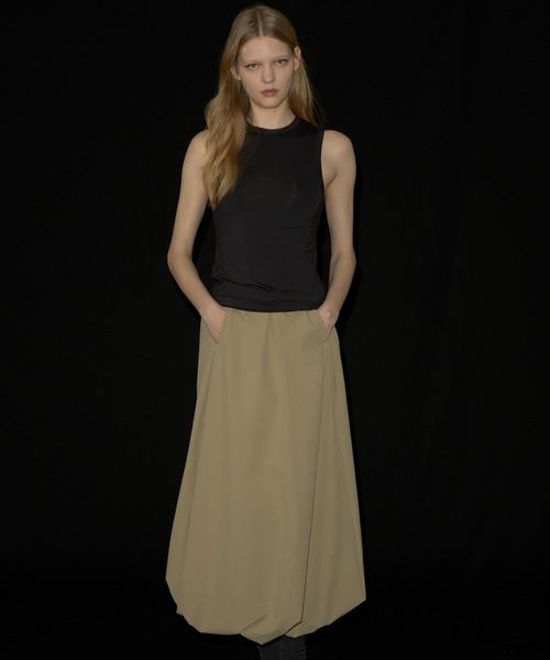 styling/（スタイリング）の「【S/S(エスバイエス)】バルーンスカート＜ウォッシャブル・UV・接触冷感＞（スカート・レディース・ベージュ/ブラック・1/0）」の11枚目の写真