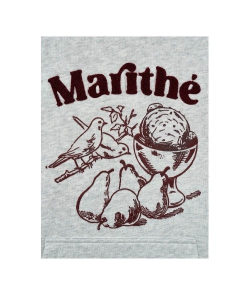 MARITHE + FRANCOIS GIRBAUD(マリテフランソワジルボー)の「BOUCLE EMBROIDERY GRAPHIC HOODIE(パーカー・レディース・ヘザーグレー/ネイビー・SMALL/MEDIUM/LARGE)」の14枚目の写真