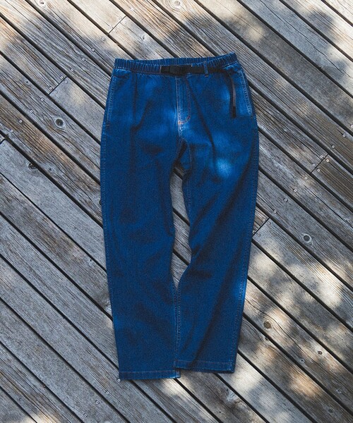 別注】Gramicci / ルーズ テーパード ストレッチ デニム パンツ