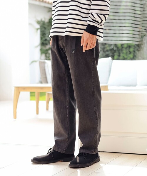 別注】Gramicci / ルーズ テーパード ストレッチ デニム パンツ