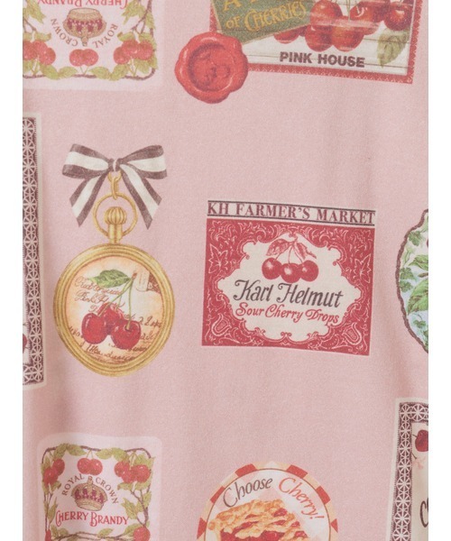 最終価格❗ピンクハウス❤️可愛いチェリー総柄カットソー美品 チェリー総柄プリントカットソー（Tシャツ/カットソー）｜PINK HOUSE