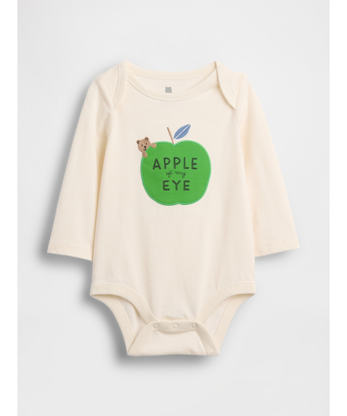 GAP(ギャップ)の「はじめてのお気に入り ボディスーツ (ベビー)(ロンパース・キッズ・ホワイト系その他/アイボリー/ライトブルー/ブルー/オフホワイト/ピンク/ホワイト系その他3/ホワイト系その他2/ベビーピンク/ホワイト系その他4/ライトピンク/グリーン/ブルー系その他・50cm/60cm/70cm/80cm/90cm)」の5枚目の写真