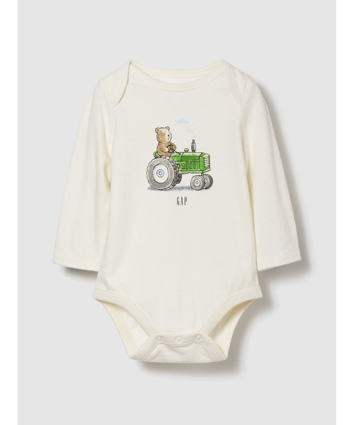 GAP(ギャップ)の「はじめてのお気に入り ボディスーツ (ベビー)(ロンパース・キッズ・ホワイト系その他/アイボリー/ライトブルー/ブルー/オフホワイト/ピンク/ホワイト系その他3/ホワイト系その他2/ベビーピンク/ホワイト系その他4/ライトピンク/グリーン/ブルー系その他・50cm/60cm/70cm/80cm/90cm)」の6枚目の写真