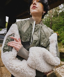 OMMO(I[GGI[)SLEEVE BOA SHORT MA-1(MA-1)