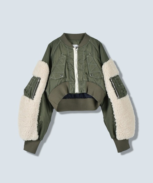 SLEEVE BOA SHORT MA-1（MA-1）｜OMMO（オーエムエムオー）の