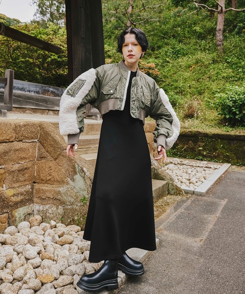 SLEEVE BOA SHORT MA-1（MA-1）｜OMMO（オーエムエムオー）の