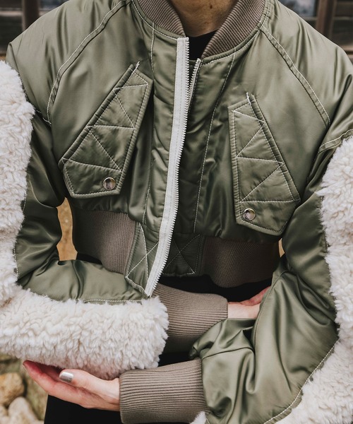 SLEEVE BOA SHORT MA-1（MA-1）｜OMMO（オーエムエムオー）の