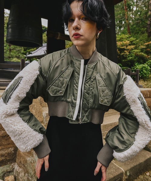 SLEEVE BOA SHORT MA-1（MA-1）｜OMMO（オーエムエムオー）の