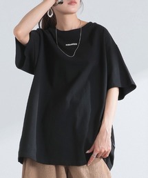 ヘビーウェイト綿100ロゴTシャツ