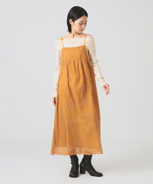Ray BEAMS - 【美品】定価28000円　レイビームス チュニック 花柄 Ray Beams】花柄 チューブトップ チュニック 肩紐あり 総柄 855