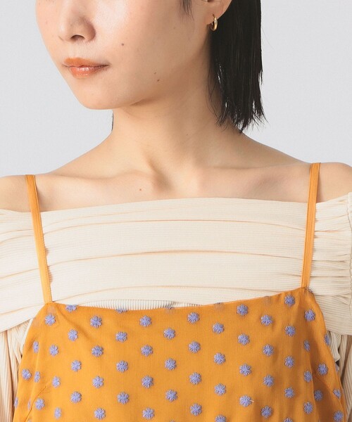 Ray BEAMS(レイビームス)の「フラワー 刺繍 キャミ ワンピース(ワンピース・レディース・ブラック/オレンジ・0/1)」の11枚目の写真