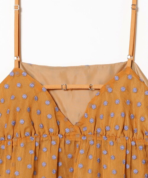 Ray BEAMS(レイビームス)の「フラワー 刺繍 キャミ ワンピース(ワンピース・レディース・ブラック/オレンジ・0/1)」の21枚目の写真