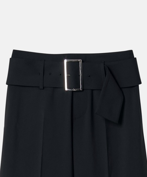 LE CIEL BLEU（ルシェルブルー）の「リラックスフィットトラウザーw/ワイドベルト / Relaxed Fit Trousers w/Wide Belt（その他パンツ・レディース・ブラウン/ブラック/チャコールグレー・34/36/38）」の7枚目の写真