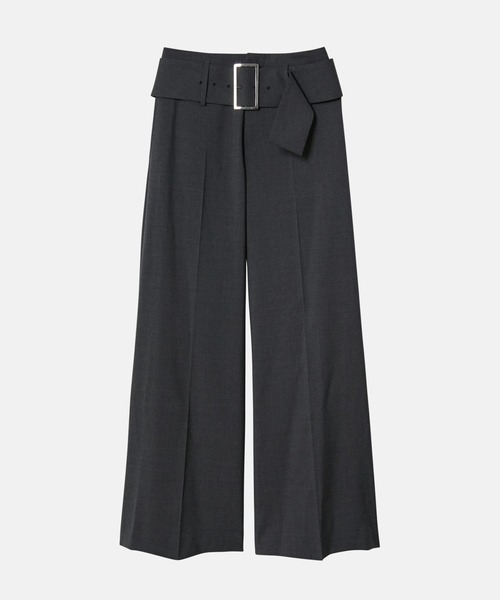 LE CIEL BLEU（ルシェルブルー）の「リラックスフィットトラウザーw/ワイドベルト / Relaxed Fit Trousers w/Wide Belt（その他パンツ・レディース・ブラウン/ブラック/チャコールグレー・34/36/38）」の14枚目の写真