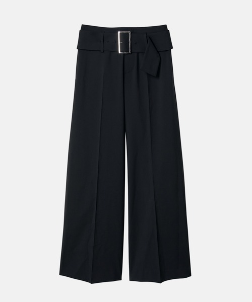 LE CIEL BLEU（ルシェルブルー）の「リラックスフィットトラウザーw/ワイドベルト / Relaxed Fit Trousers w/Wide Belt（その他パンツ・レディース・ブラウン/ブラック/チャコールグレー・34/36/38）」の6枚目の写真