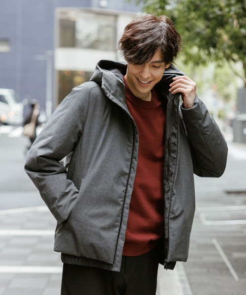 GLOBAL WORK（グローバルワーク）の「ライトウォームスマートブルゾン/451310（ブルゾン・メンズ・ダークオリーブ/ダークブルー/グレー系9/ブラック/ネイビー・SMALL/MEDIUM/LARGE/X-LARGE/XX-LARGE/X-SMALL/XXX-LARGE）」の3枚目の写真