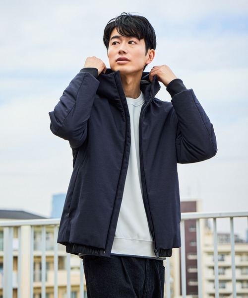 GLOBAL WORK（グローバルワーク）の「ライトウォームスマートブルゾン/451310（ブルゾン・メンズ・ダークオリーブ/ダークブルー/グレー系9/ブラック/ネイビー・SMALL/MEDIUM/LARGE/X-LARGE/XX-LARGE/X-SMALL/XXX-LARGE）」の5枚目の写真