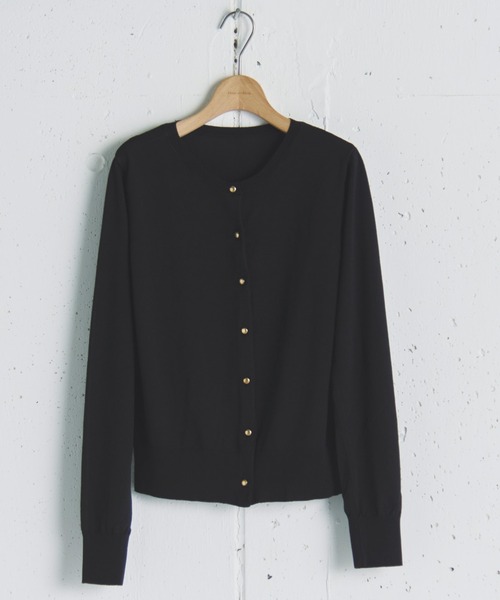 Doux archives(ドゥアルシーヴ)の「UV・接触冷感ベーシックカーディガン(カーディガン/ボレロ・レディース・グリーン/ワイン/ブラック/グレー・FREE)」の11枚目の写真