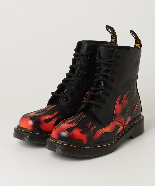 Dr. Martens(ドクターマーチン)の「Dr. Martens/ドクターマーチン 1460 PASCAL FLAME 8 ホール ブーツ 41517001(ブーツ・メンズ・ブラック・UK5/UK6/UK7/UK8/UK9/UK10/UK11/UK4/UK3)」の12枚目の写真