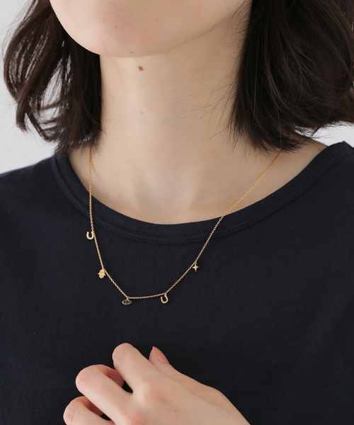 SLOBE IENA（スローブイエナ）の「Theia Jewelry/テイア ジュエリー モチーフネックレス 82203N022（ネックレス・レディース・ゴールド・FREE）」の8枚目の写真