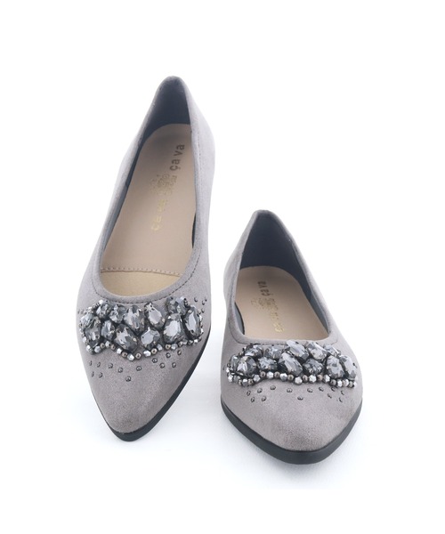 cava cava（サヴァサヴァ）の「ポインテッドビジューシューズ　7305431（パンプス・レディース・ブラック/ガンメタ・22.5cm/24.5cm/24cm/23.5cm/23cm）」の8枚目の写真