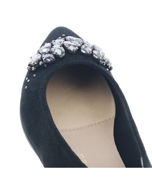 cava cava（サヴァサヴァ）の「ポインテッドビジューシューズ　7305431（パンプス・レディース・ブラック/ガンメタ・22.5cm/24.5cm/24cm/23.5cm/23cm）」の11枚目の写真