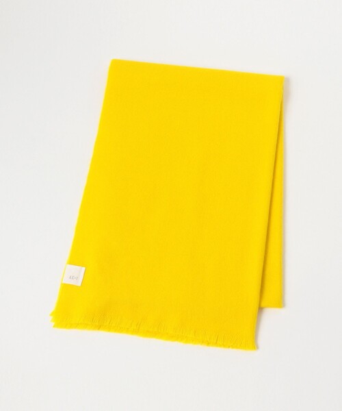 Demi-Luxe BEAMS（デミルクス ビームス）の「【1/15再値下げ】AK+1 / ウール フリンジ ストール（ストール/ショール・レディース・ネイビー/イエロー・ONE SIZE）」の11枚目の写真