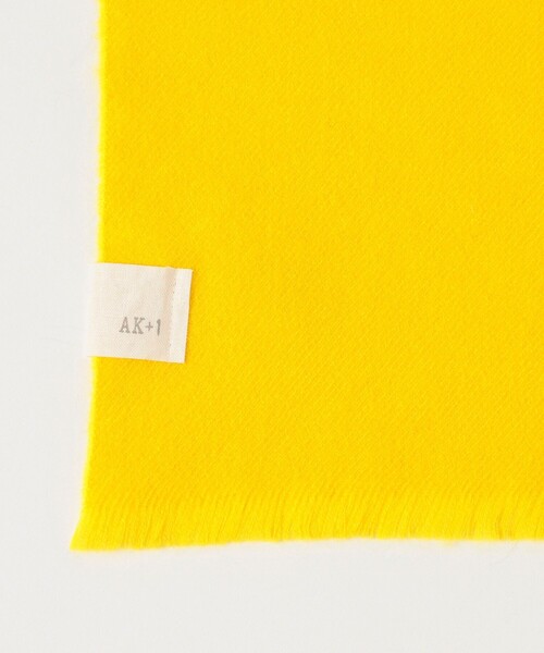 Demi-Luxe BEAMS（デミルクス ビームス）の「【1/15再値下げ】AK+1 / ウール フリンジ ストール（ストール/ショール・レディース・ネイビー/イエロー・ONE SIZE）」の12枚目の写真