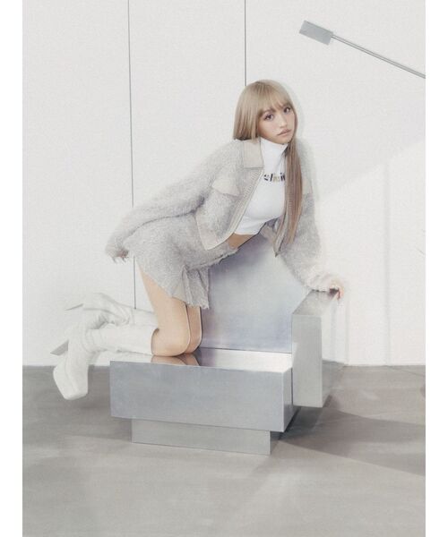 セール】ラメツイードチェーンジャケット（ブルゾン）｜GYDA（ジェイダ