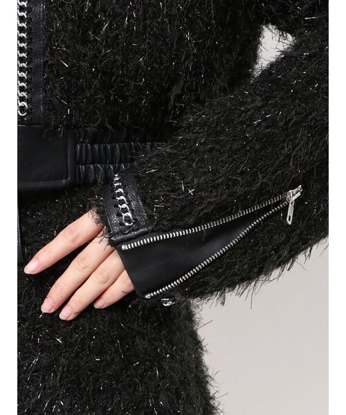 セール】ラメツイードチェーンジャケット（ブルゾン）｜GYDA（ジェイダ