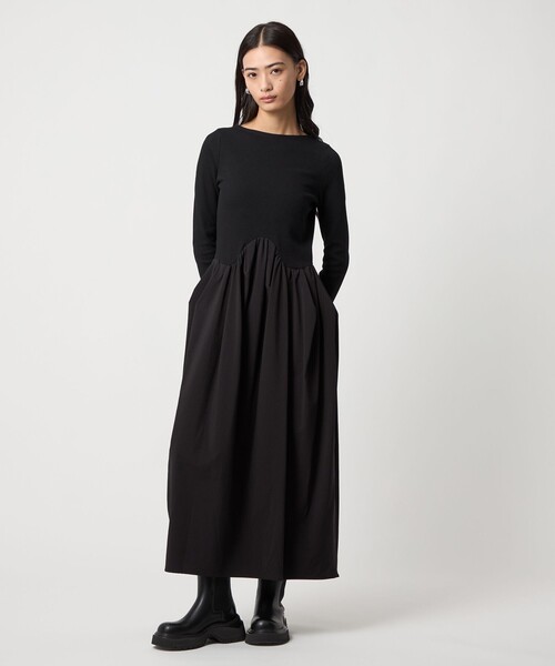 ＜EMMEL REFINES＞EM ウェーブキリカエ ドッキング ワンピース EMMEL REFINES＞EM ウェーブキリカエ ドッキング ワンピース