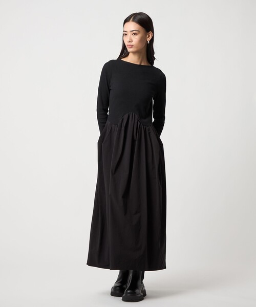 ＜EMMEL REFINES＞EM ウェーブキリカエ ドッキング ワンピース EMMEL REFINES＞EM ウェーブキリカエ ドッキング ワンピース