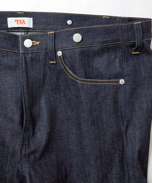 TXA(ティーエックスエー)の「Box-shaped Jeans Indigo(デニムパンツ・メンズ・ノンウォッシュ・2/1)」の3枚目の写真