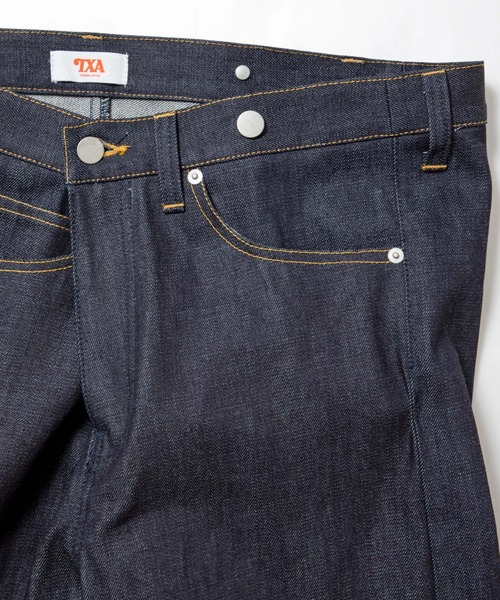 TXA(ティーエックスエー)の「Box-shaped Jeans Indigo(デニムパンツ・メンズ・ノンウォッシュ・2/1)」の4枚目の写真