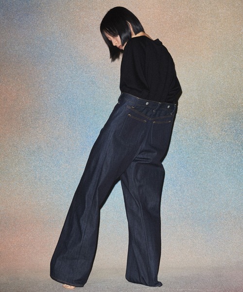 TXA(ティーエックスエー)の「Box-shaped Jeans Indigo(デニムパンツ・メンズ・ノンウォッシュ・2/1)」の6枚目の写真