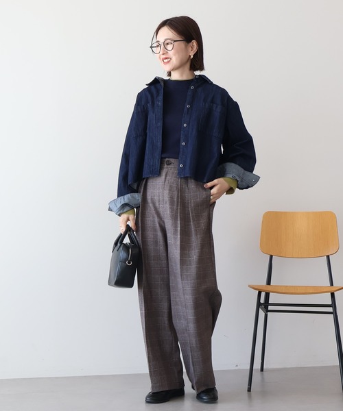 セール】Wポケットデニムショートシャツ（シャツ/ブラウス）｜AMERICAN