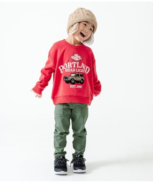 SKAPE（エスケープ）の「ﾊﾞﾗｴﾃｨｼｬｷﾞｰﾄﾚｰﾅｰ（スウェット・キッズ・レッド/イエロー/ブルー/ブラック・120cm/110cm/100cm/90cm/80ｃｍ/130cm）」の14枚目の写真