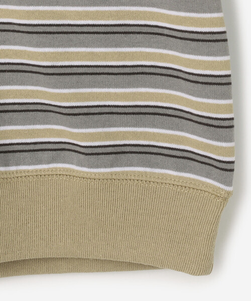 DANTON（ダントン）の「DANTON | キッズ 長袖スウェットTシャツ STRIPE（Tシャツ/カットソー・キッズ・ブルー系その他5/ベージュ系その他・115/125/105/135）」の7枚目の写真