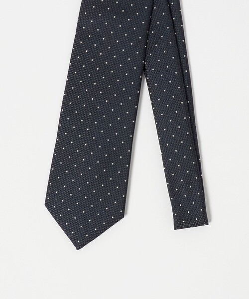 green label relaxing(グリーンレーベルリラクシング)の「GLR ジャパン ヴィンテージ 8.0cm ドット ネクタイ(ネクタイ・メンズ・ベージュ/ネイビー/パープル/ダークブラウン/ダークグレー・FREE)」の17枚目の写真