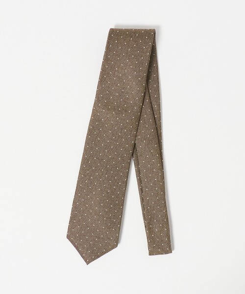 green label relaxing(グリーンレーベルリラクシング)の「GLR ジャパン ヴィンテージ 8.0cm ドット ネクタイ(ネクタイ・メンズ・ベージュ/ネイビー/パープル/ダークブラウン/ダークグレー・FREE)」の19枚目の写真