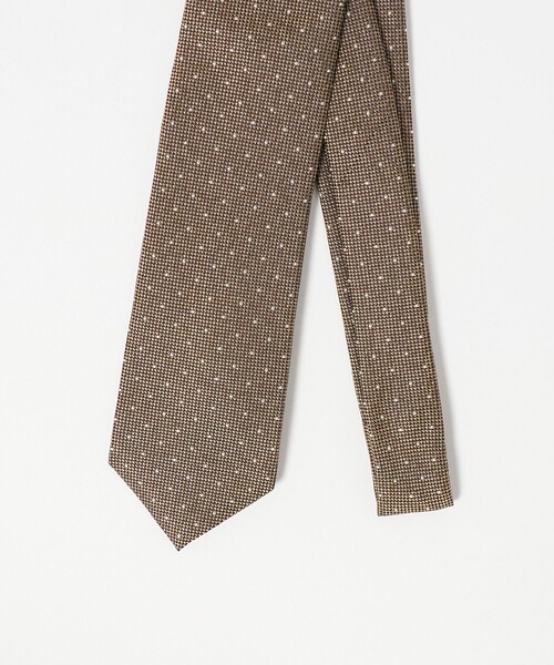 green label relaxing(グリーンレーベルリラクシング)の「GLR ジャパン ヴィンテージ 8.0cm ドット ネクタイ(ネクタイ・メンズ・ベージュ/ネイビー/パープル/ダークブラウン/ダークグレー・FREE)」の20枚目の写真